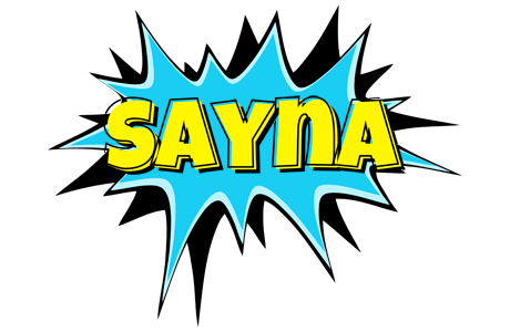 Sayna amazing logo