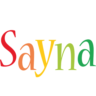 Sayna birthday logo