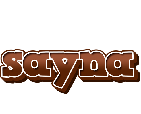 Sayna brownie logo