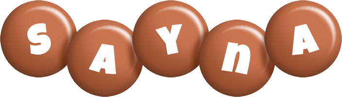 Sayna candy-brown logo