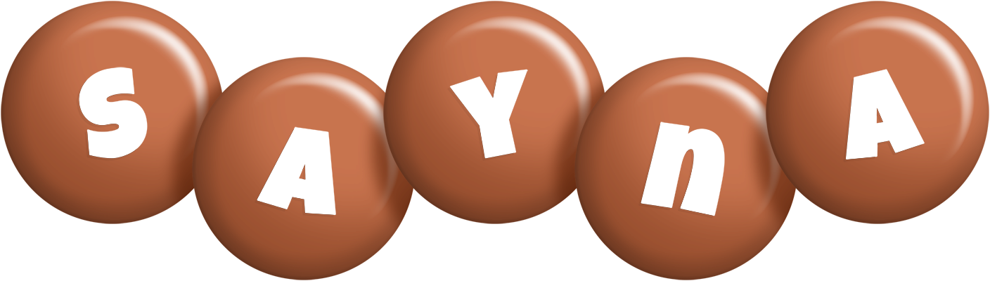 Sayna candy-brown logo