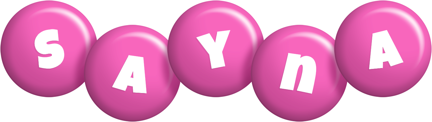 Sayna candy-pink logo