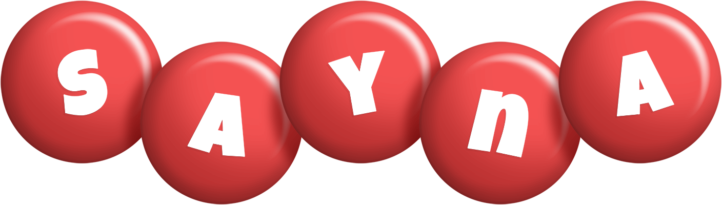 Sayna candy-red logo