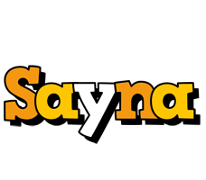 Sayna cartoon logo