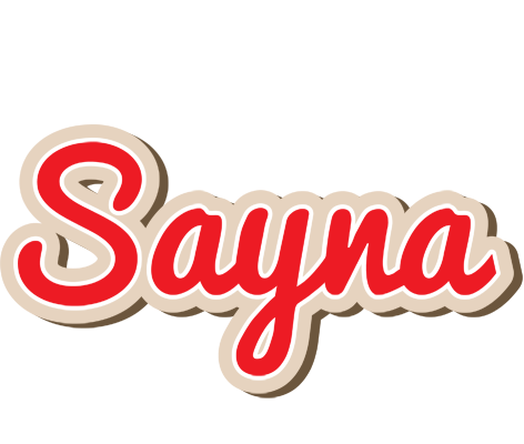 Sayna chocolate logo