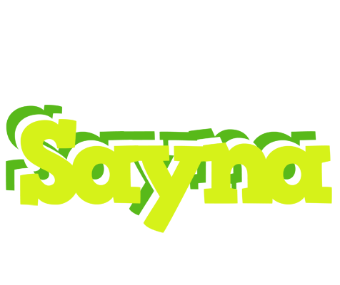 Sayna citrus logo