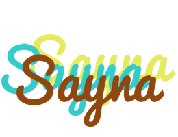 Sayna cupcake logo