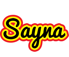 Sayna flaming logo