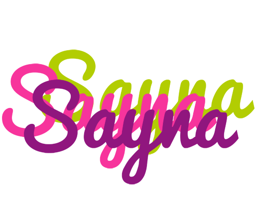 Sayna flowers logo