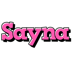 Sayna girlish logo