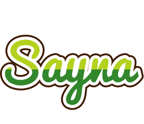 Sayna golfing logo