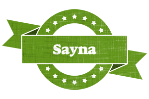 Sayna natural logo