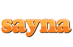 Sayna orange logo