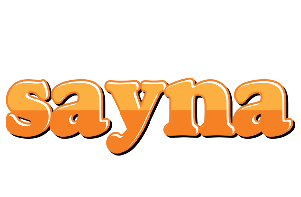 Sayna orange logo