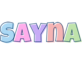 Sayna pastel logo