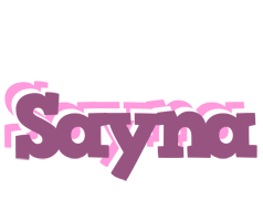 Sayna relaxing logo