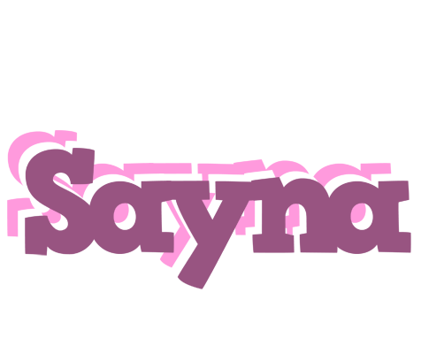 Sayna relaxing logo