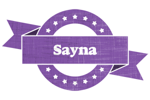 Sayna royal logo