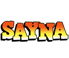 Sayna sunset logo