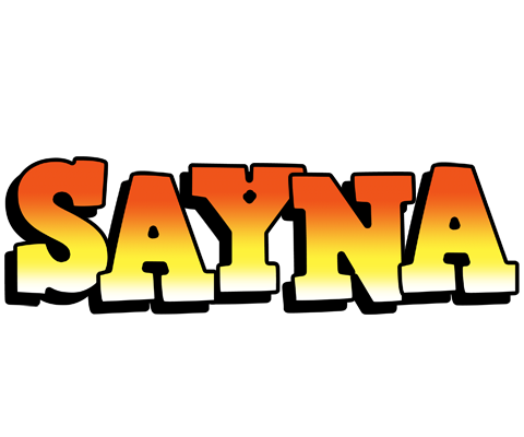 Sayna sunset logo
