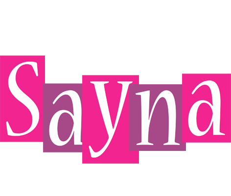 Sayna whine logo
