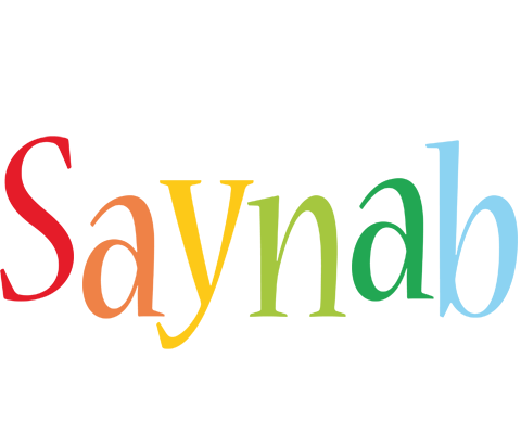 Saynab birthday logo