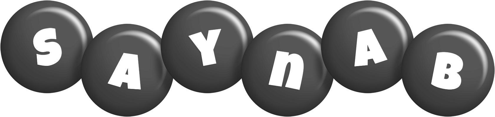 Saynab candy-black logo