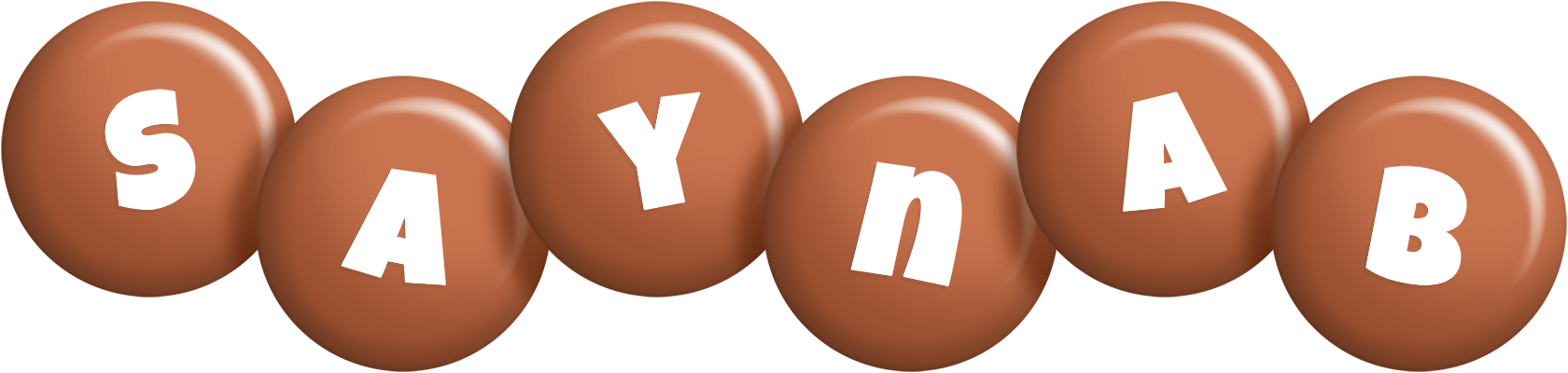 Saynab candy-brown logo