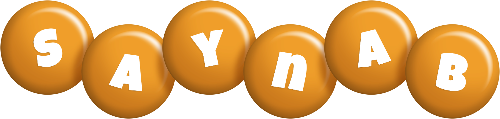 Saynab candy-orange logo