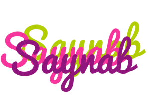 Saynab flowers logo