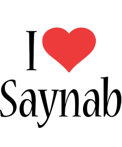Saynab i-love logo