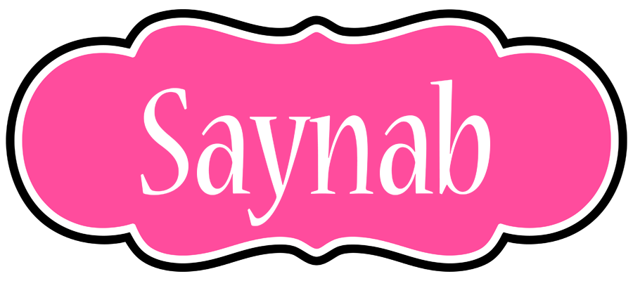Saynab invitation logo