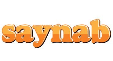 Saynab orange logo