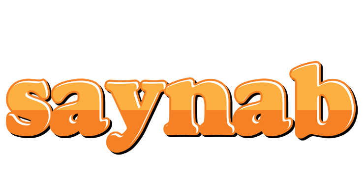 Saynab orange logo