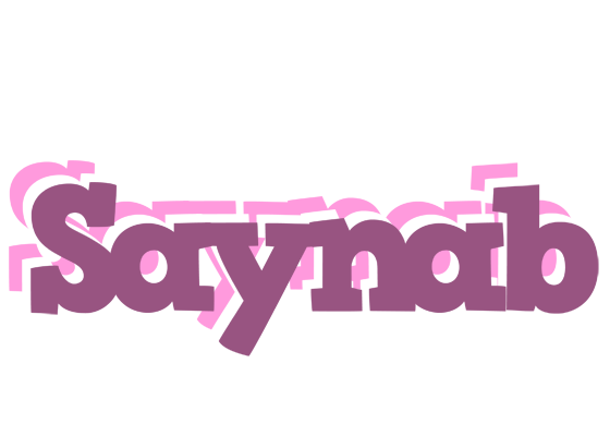 Saynab relaxing logo