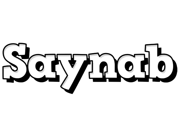 Saynab snowing logo