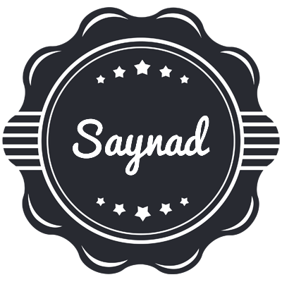 Saynad badge logo