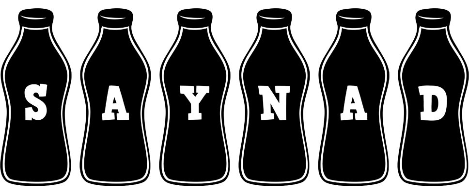 Saynad bottle logo