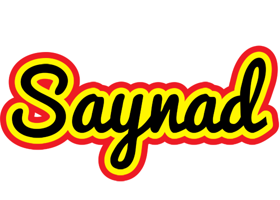 Saynad flaming logo
