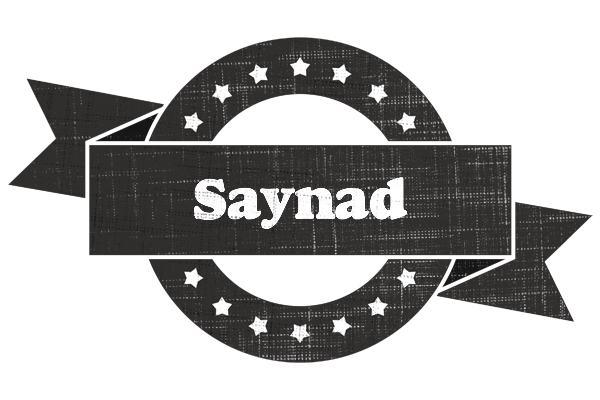 Saynad grunge logo