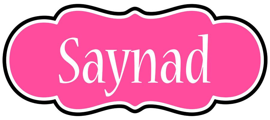Saynad invitation logo