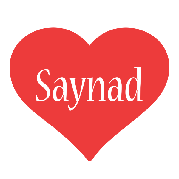 Saynad love logo