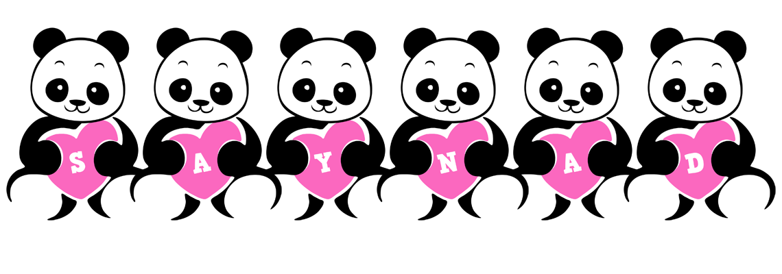 Saynad love-panda logo