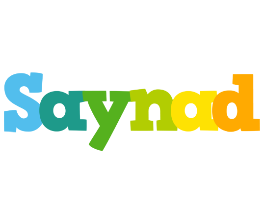 Saynad rainbows logo