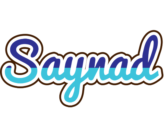 Saynad raining logo