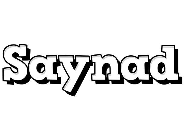 Saynad snowing logo