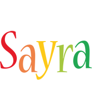 Sayra birthday logo