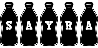 Sayra bottle logo