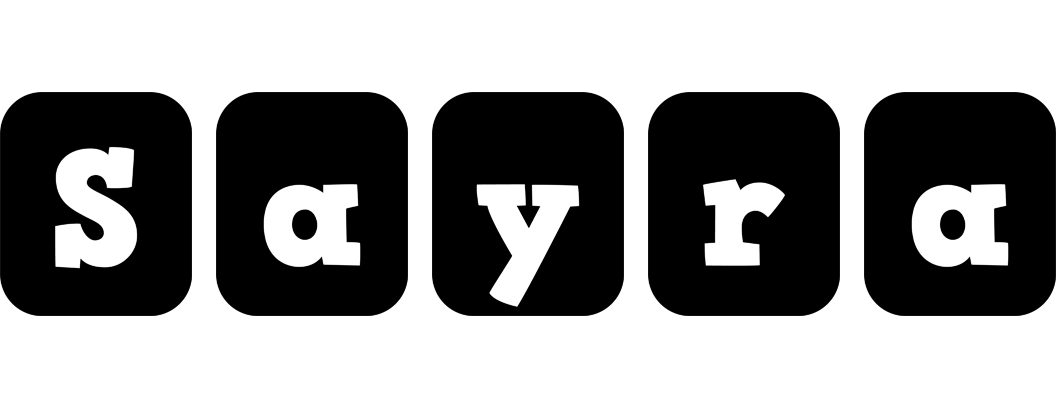 Sayra box logo