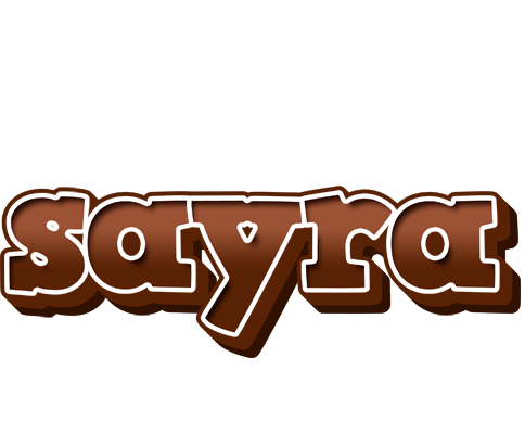 Sayra brownie logo